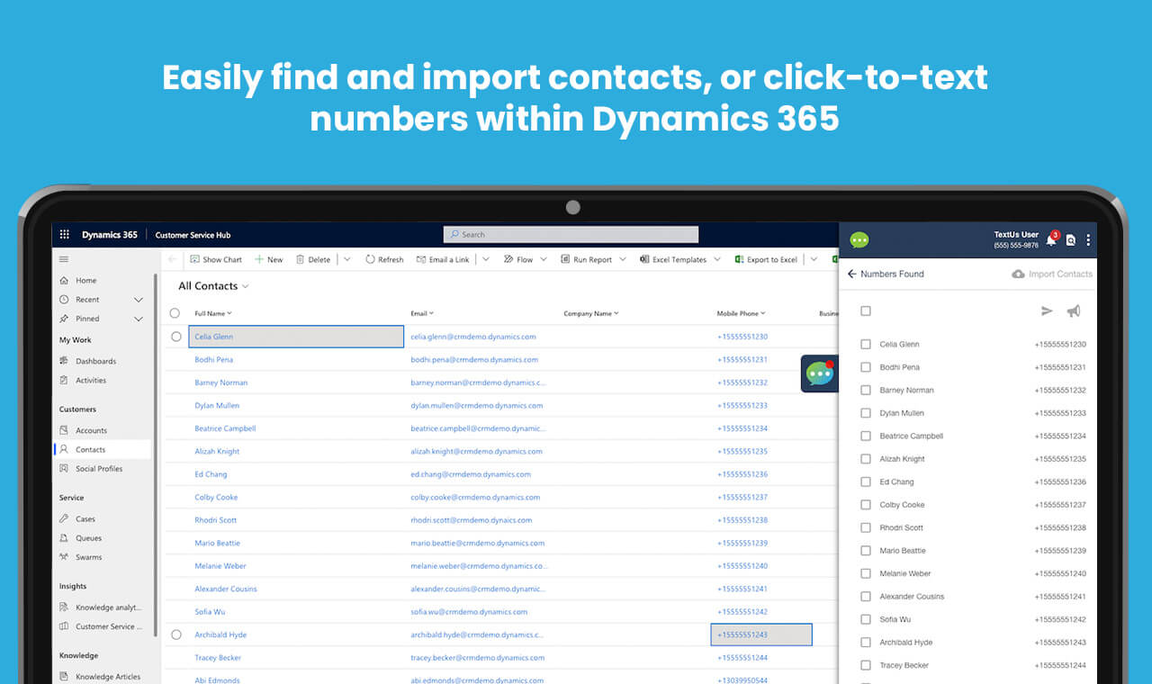 Microsoft Dynamics 365 Integration With Text Messaging