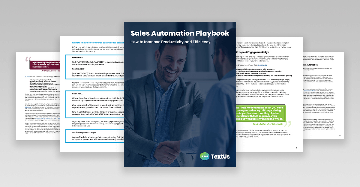 sales automation playbook
